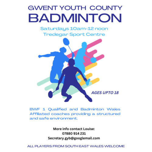 , Gwent Youth County Badminton, Badminton Wales