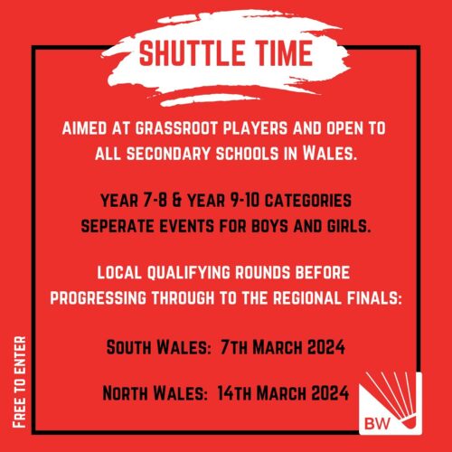 , Badminton Wales Schools Competitions 2024, Badminton Wales